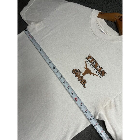 Vintage 90s University Of Texas Longhorns T-Shirt Mens Medium College Rivalry - Picture 11 of 12